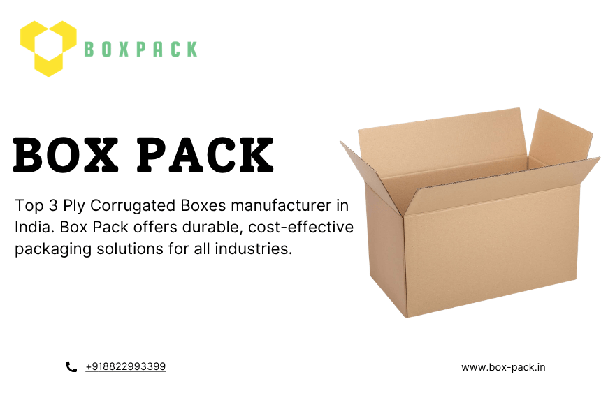 3 Ply Corrugated Boxes manufacturer in India